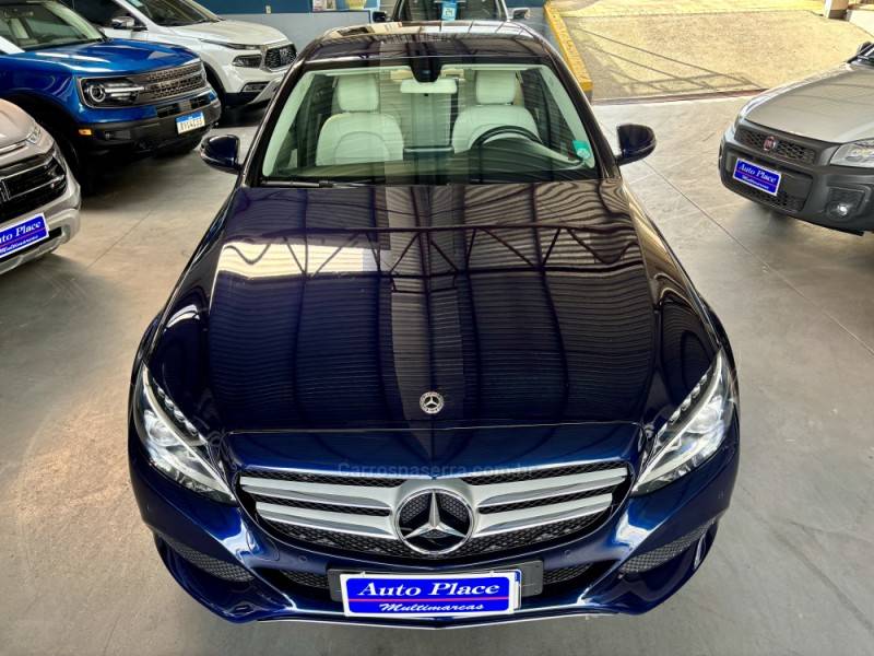 MERCEDES-BENZ - C 180 - 2018/2018 - Azul - R$ 129.900,00